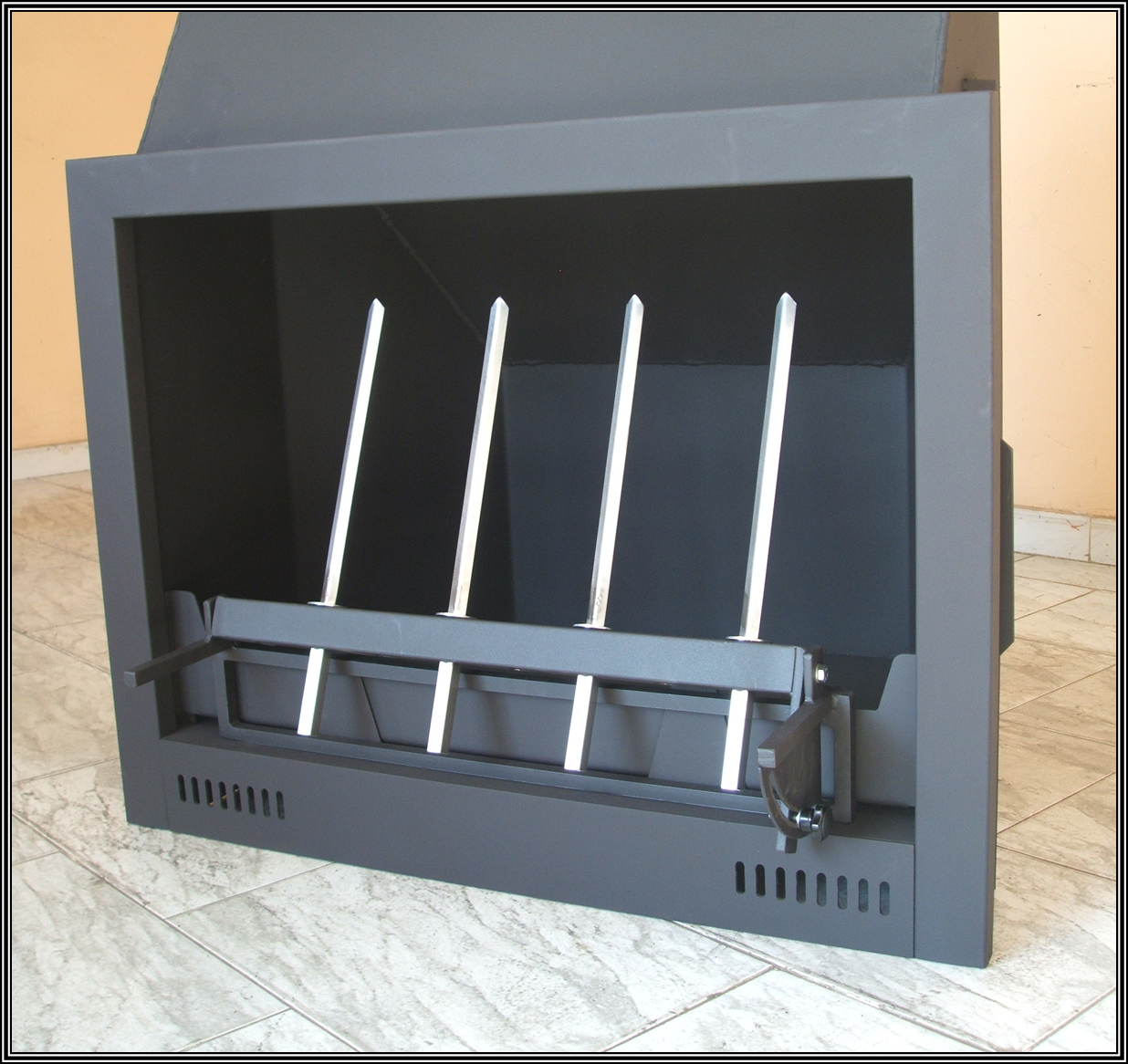 CHIMENEAS SIERRA - CHIMENEA metálica modelo MC - con espetero